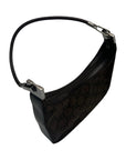 Dark Brown Handbag Luxury Designer GCCI, Size Medium