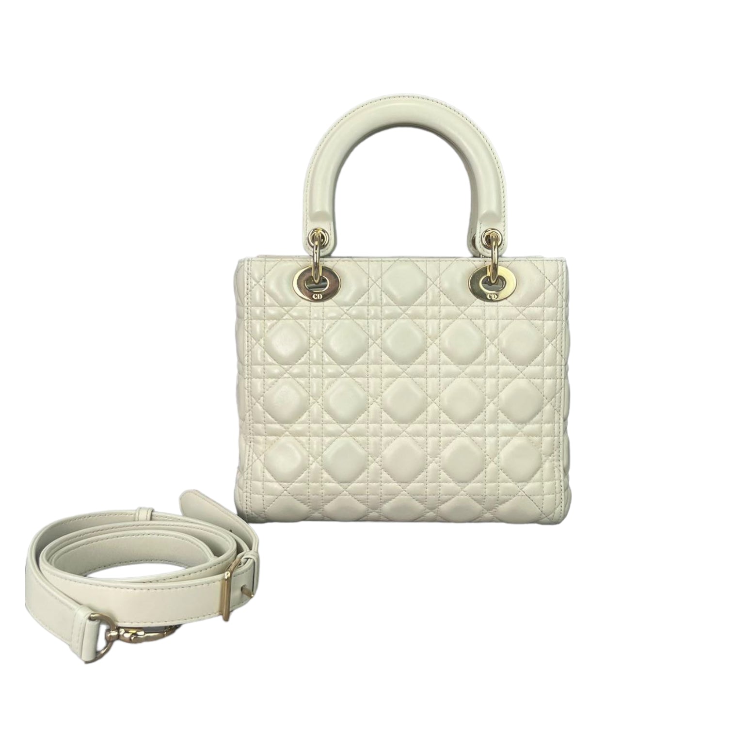 Cannage Lady D1OR Medium White GHW