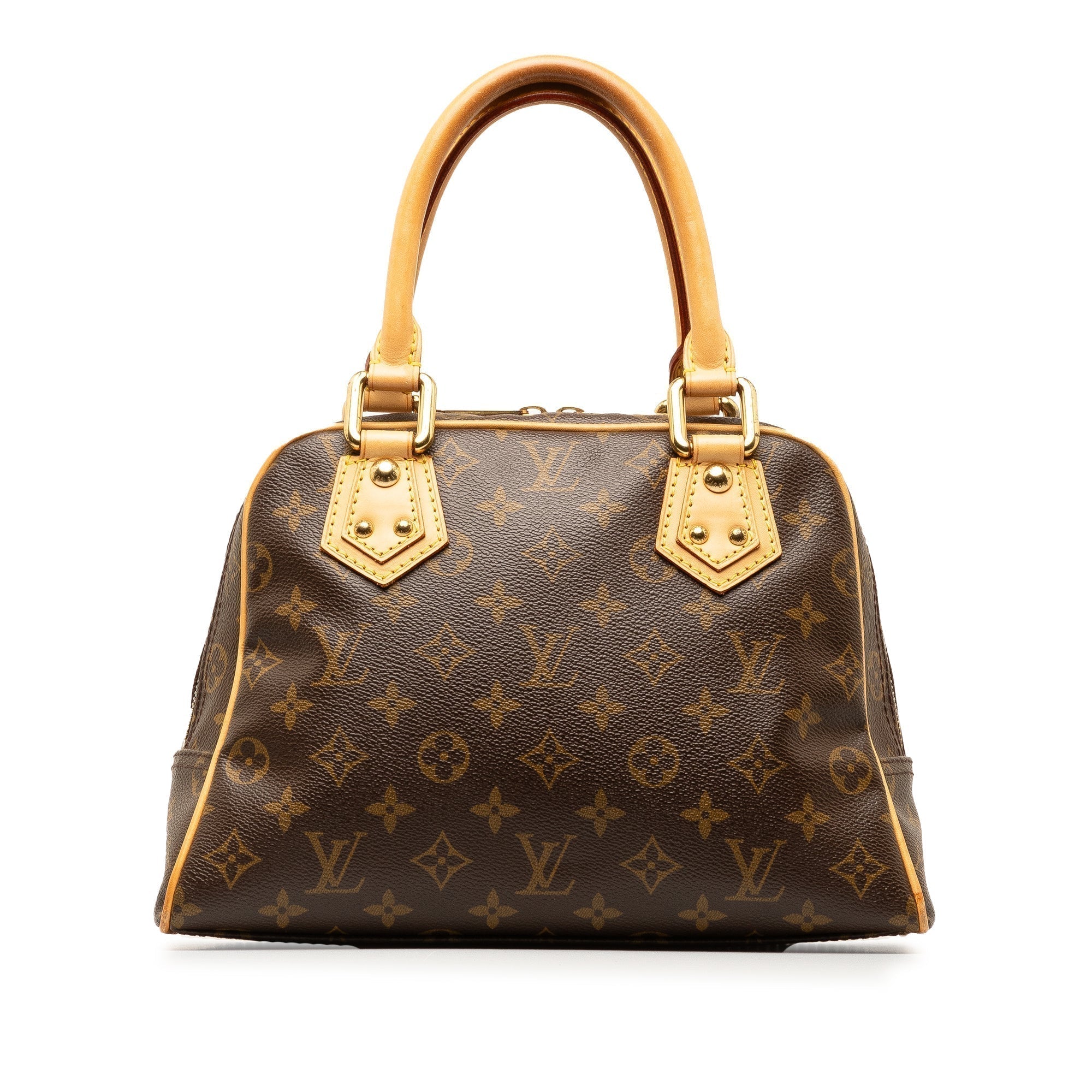 Brown LV Monogram Manhattan PM HandBag