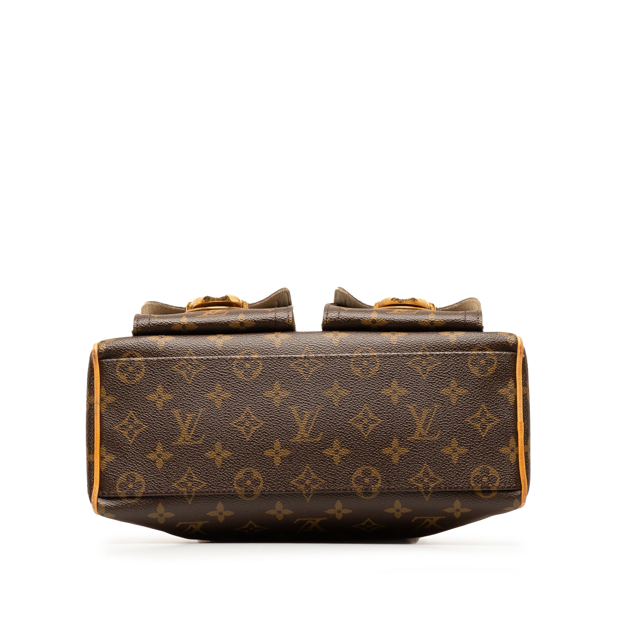 Brown LV Monogram Manhattan PM HandBag