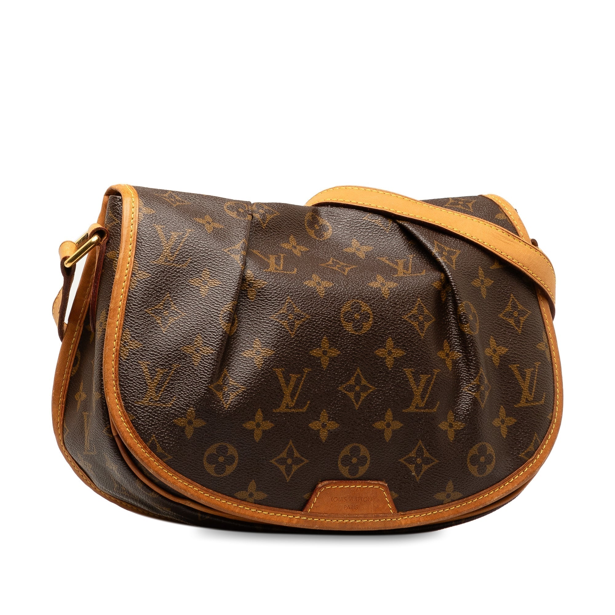 Brown LV Monogram Menilmontant PM Crossbody Bag