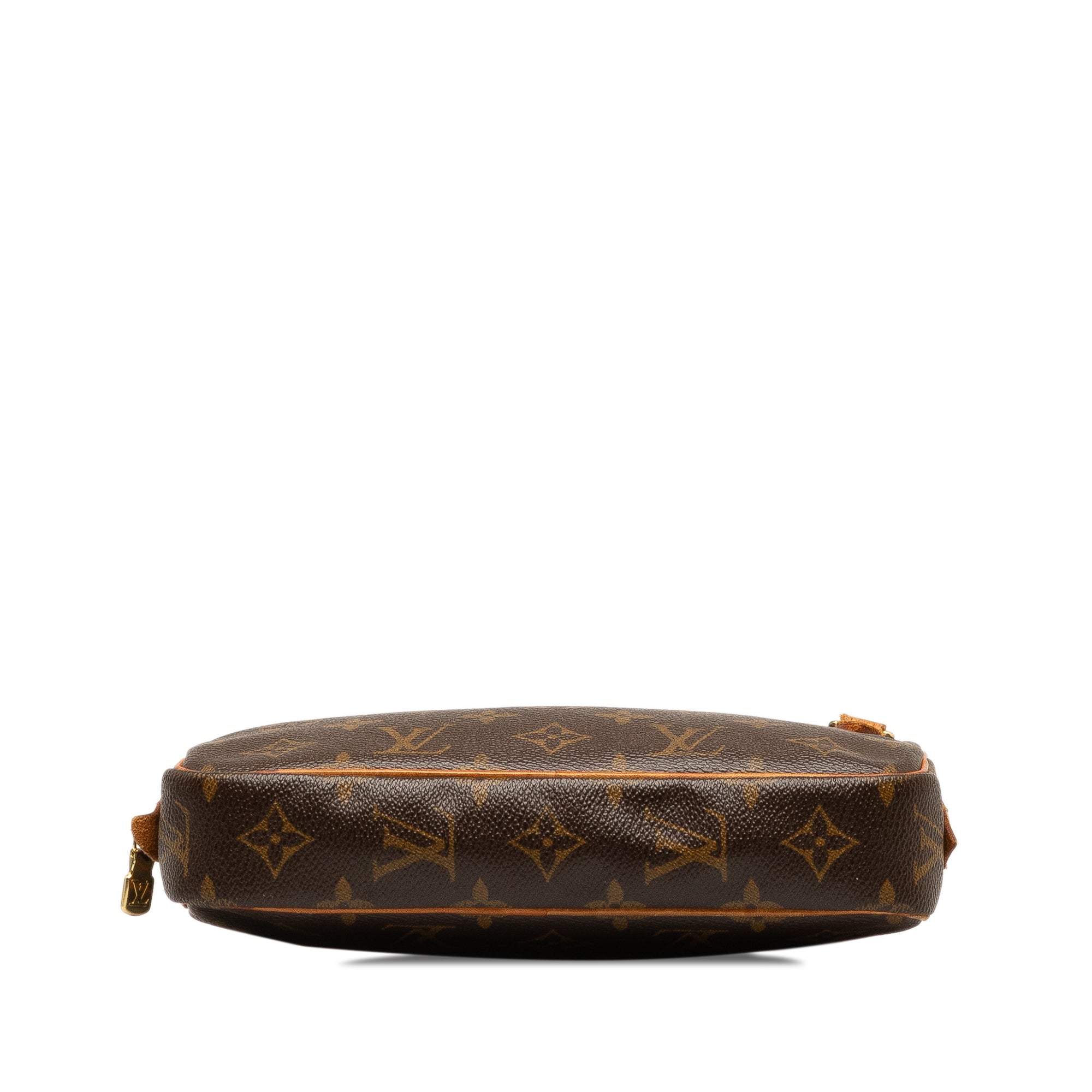 Brown LV Monogram Pochette Marly Bandouliere Crossbody Bag