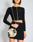 *RARE & FIRE PRICE* CH La Pausa Coco Lifesaver Bag in Black and White with Champagne Gold Hardware
