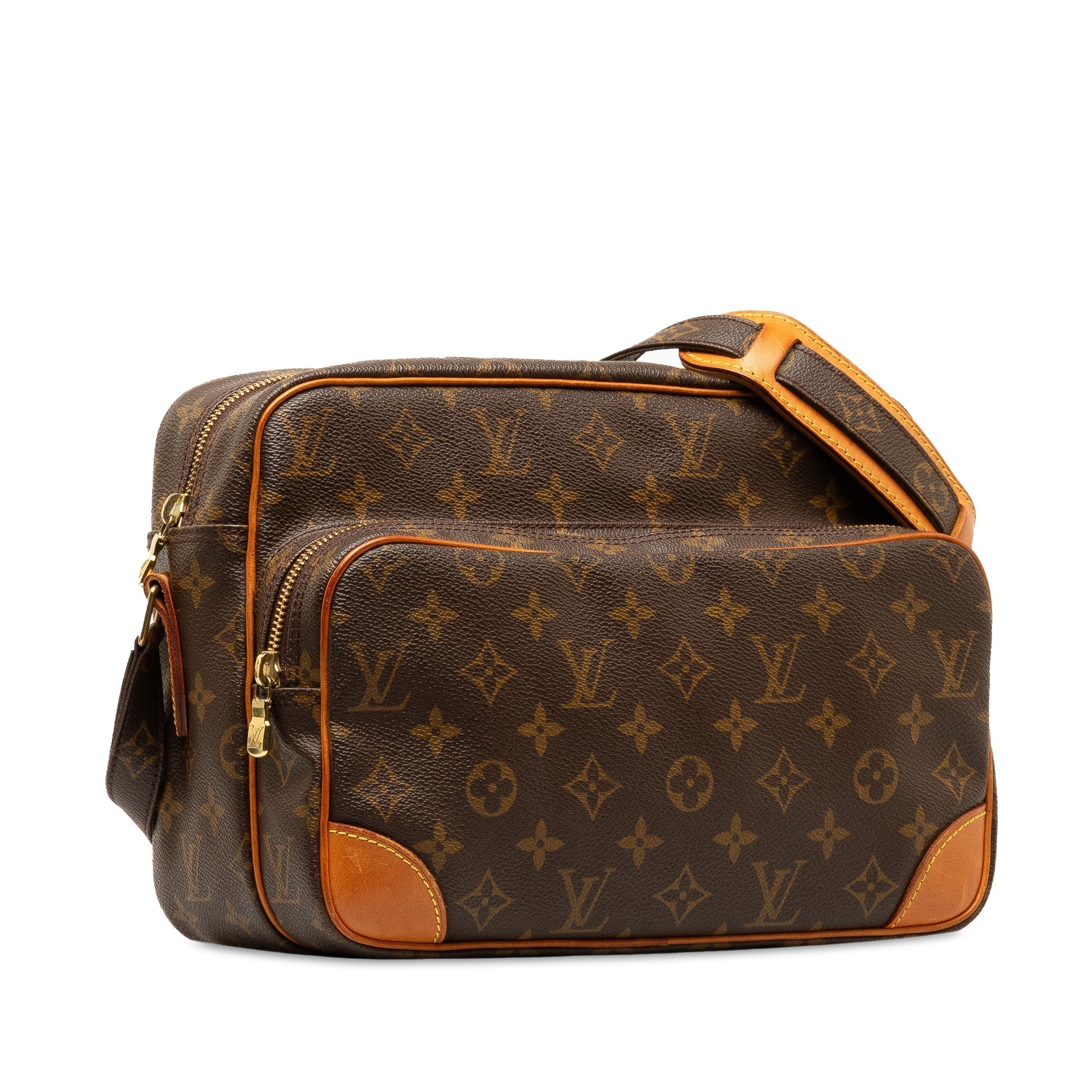 Brown LV Monogram Nil Crossbody Bag