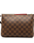 Brown LV Damier Ebene Twice Crossbody Bag