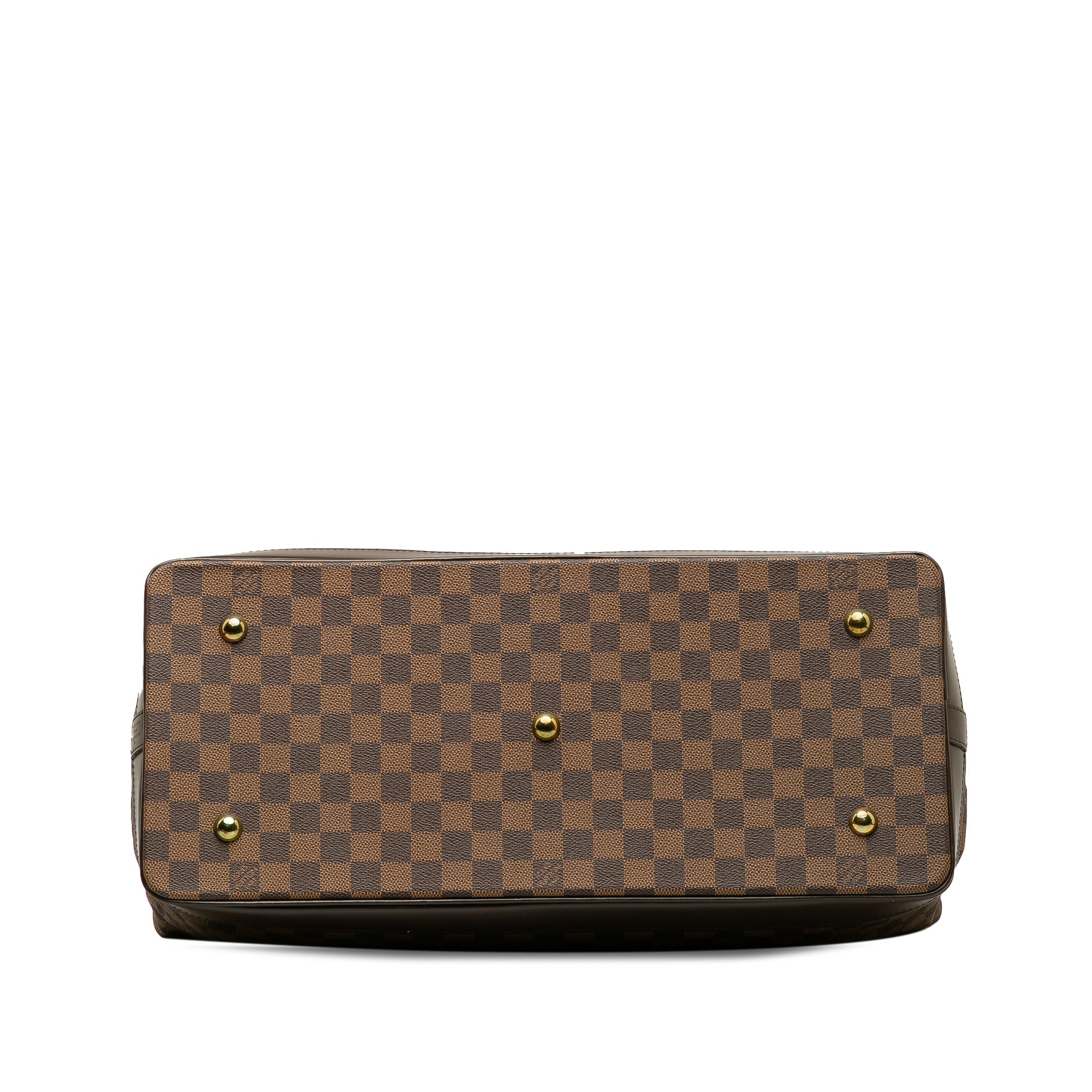 Brown LV Damier Ebene West End PM Travel Bag