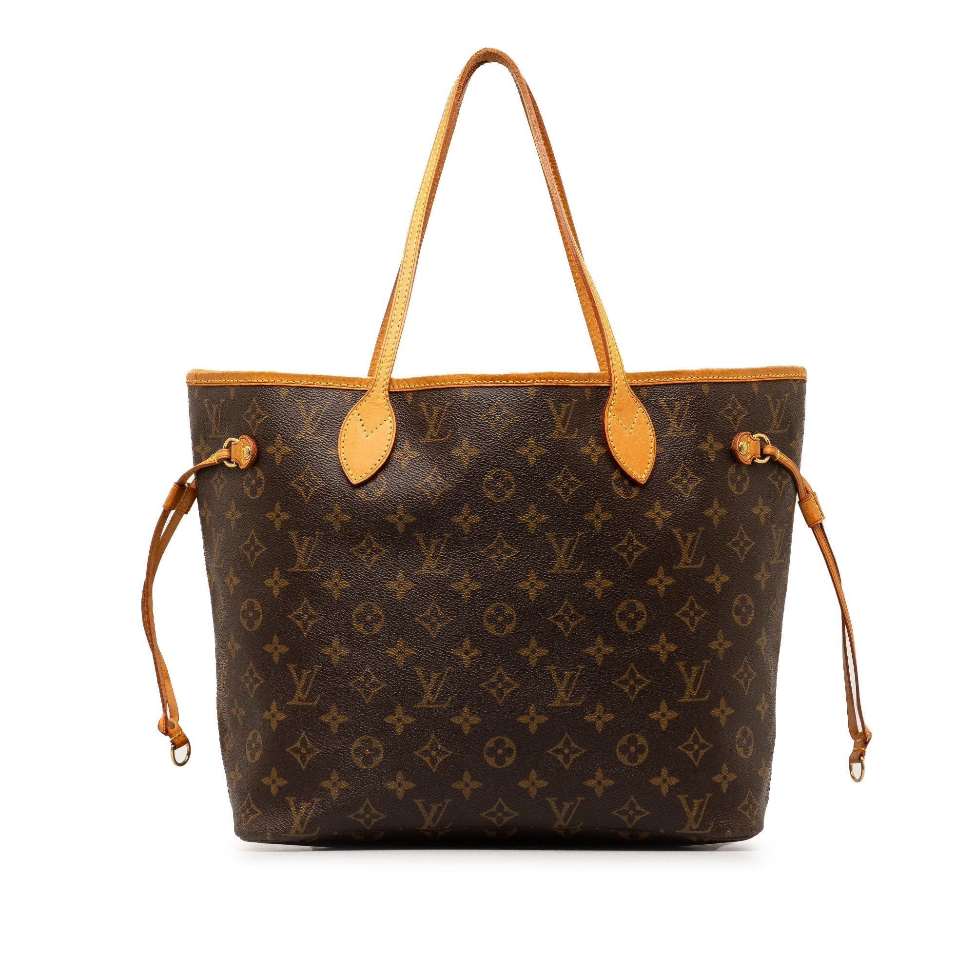 Brown LV Monogram Neverfull MM Tote Bag
