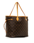 Brown LV Monogram Neverfull MM Tote Bag