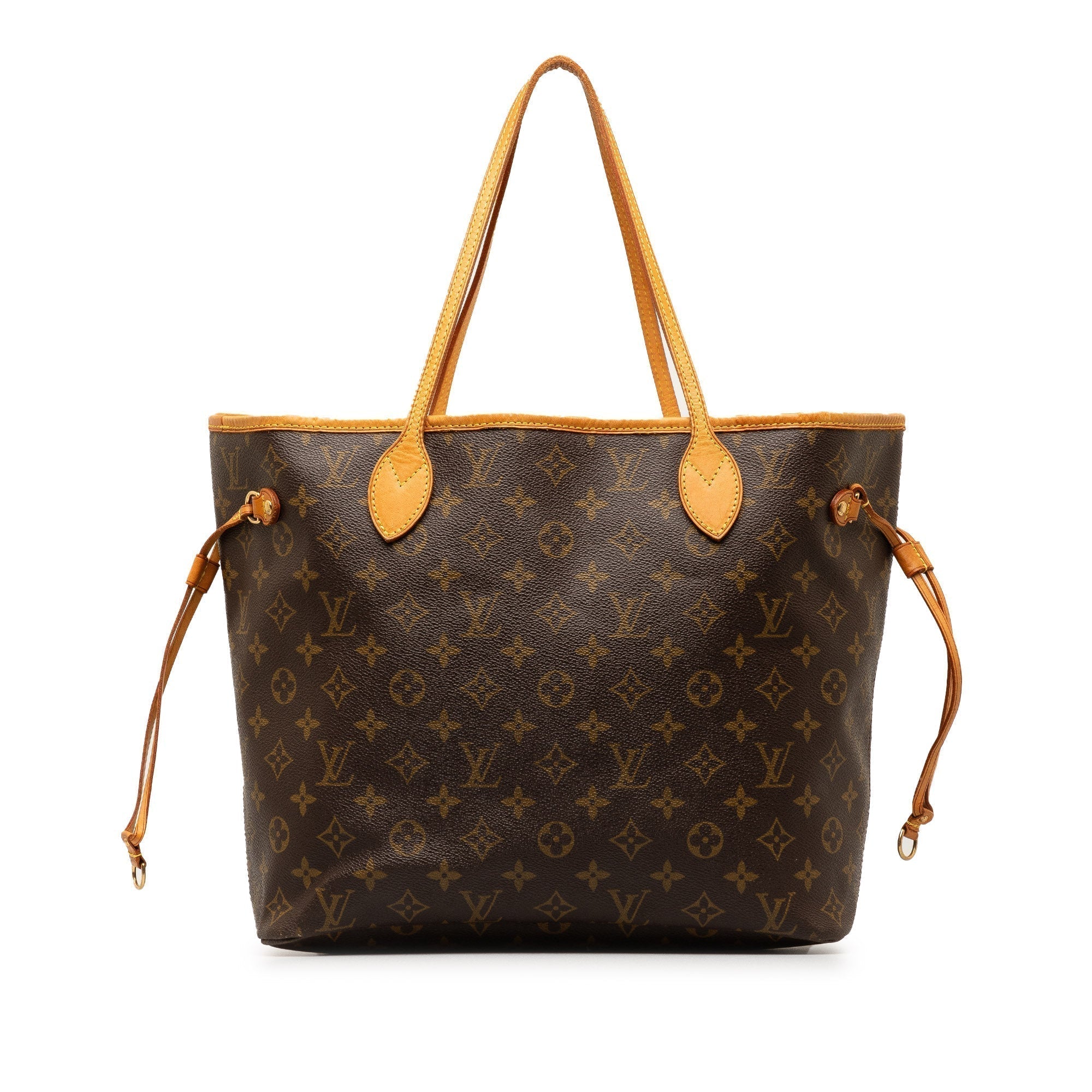 Brown LV Monogram Neverfull MM Tote Bag