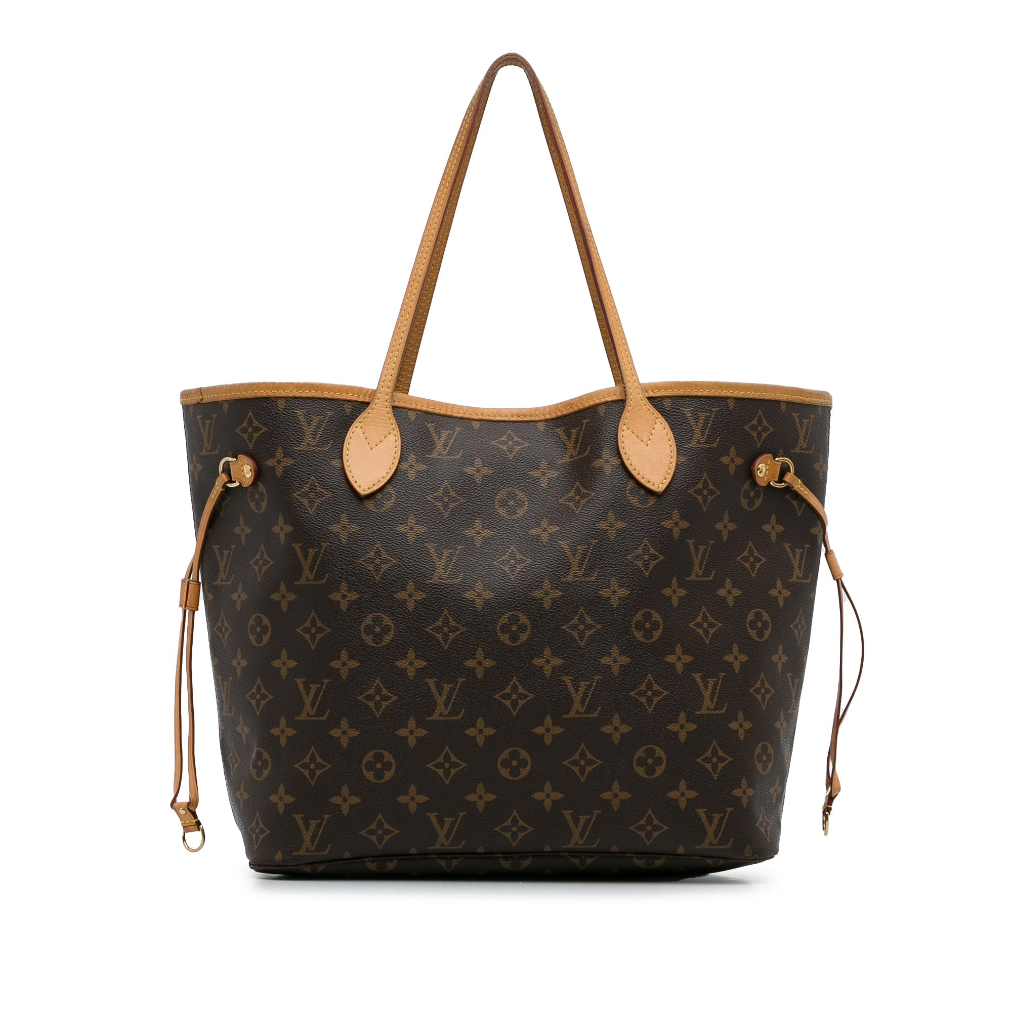 Brown LV Monogram Neverfull MM Tote Bag