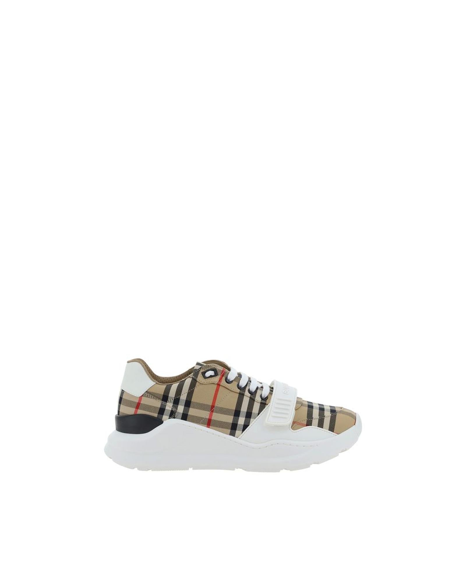 BBERRY Arthur Check Detail Sneakers Men Beige