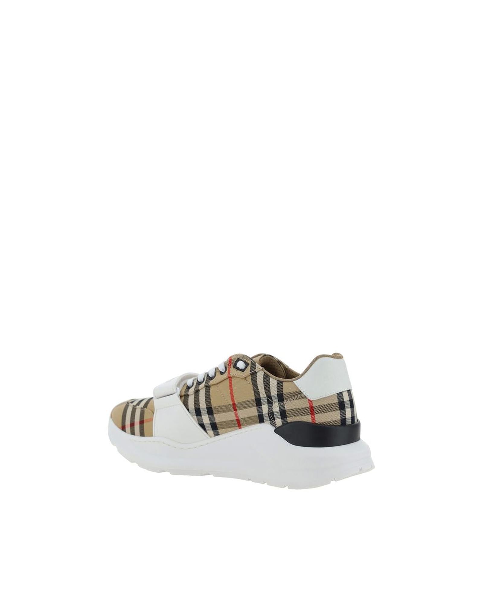 BBERRY Arthur Check Detail Sneakers Men Beige