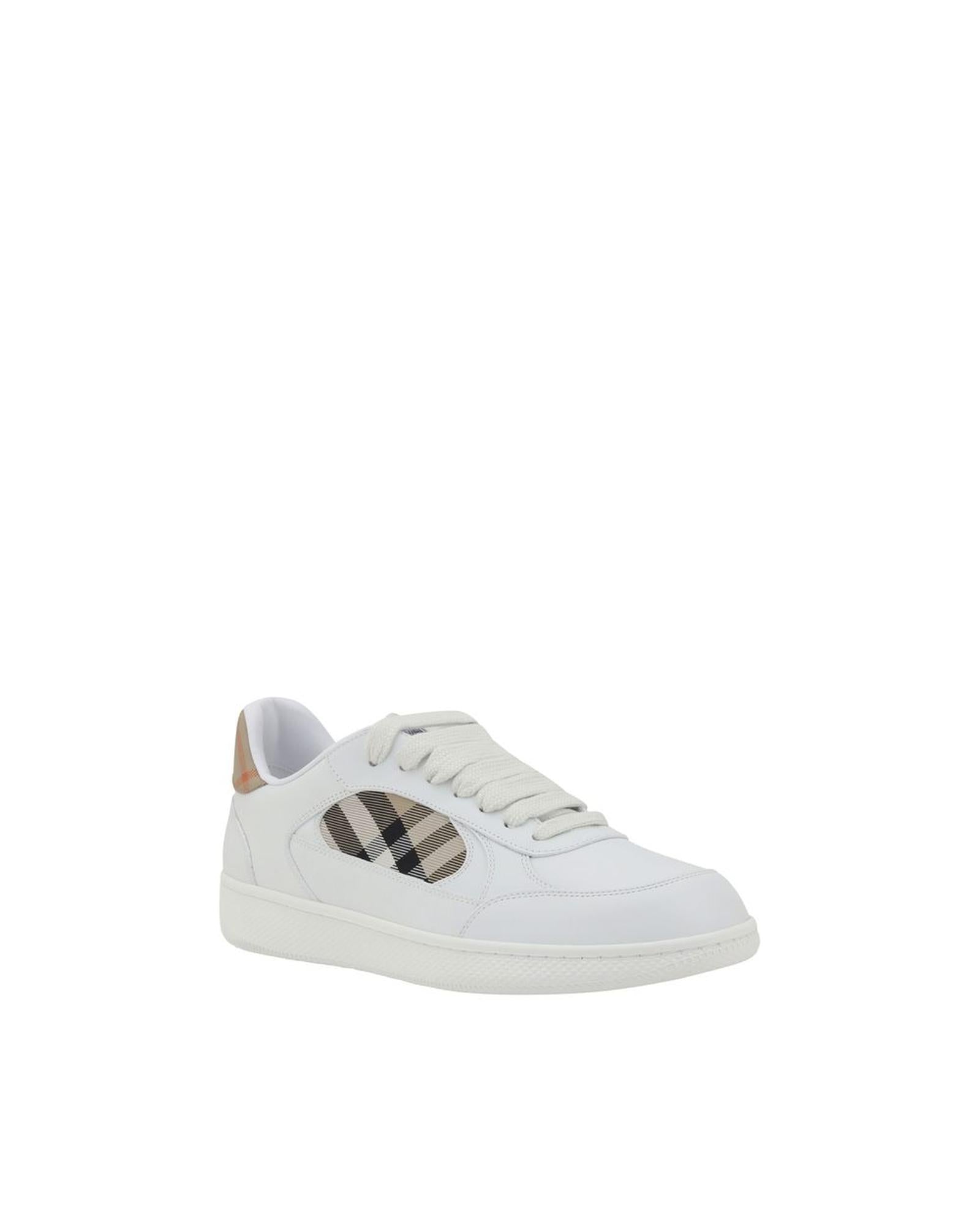 BBERRY Arthur Leather Sneakers Men White