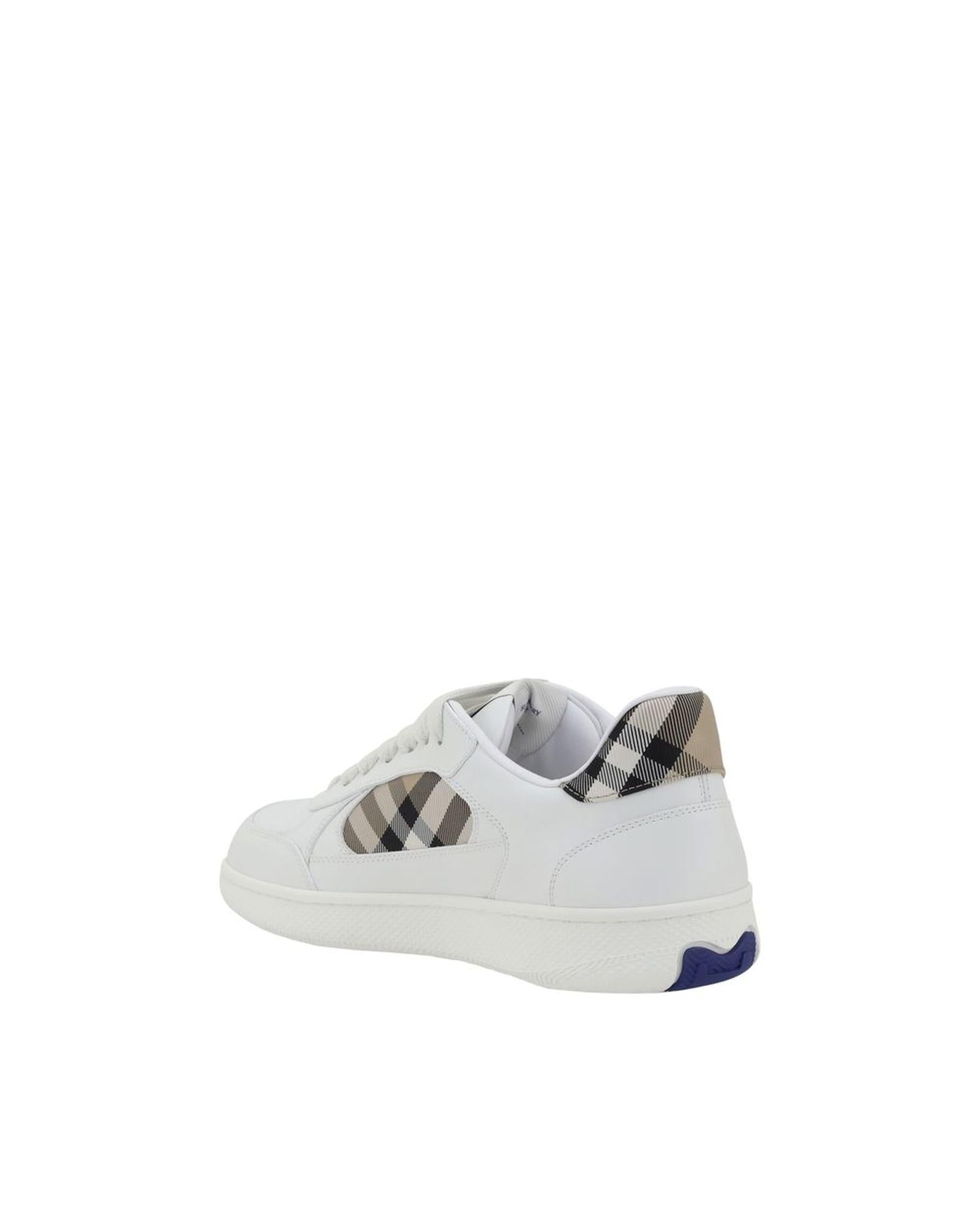 BBERRY Arthur Leather Sneakers Men White