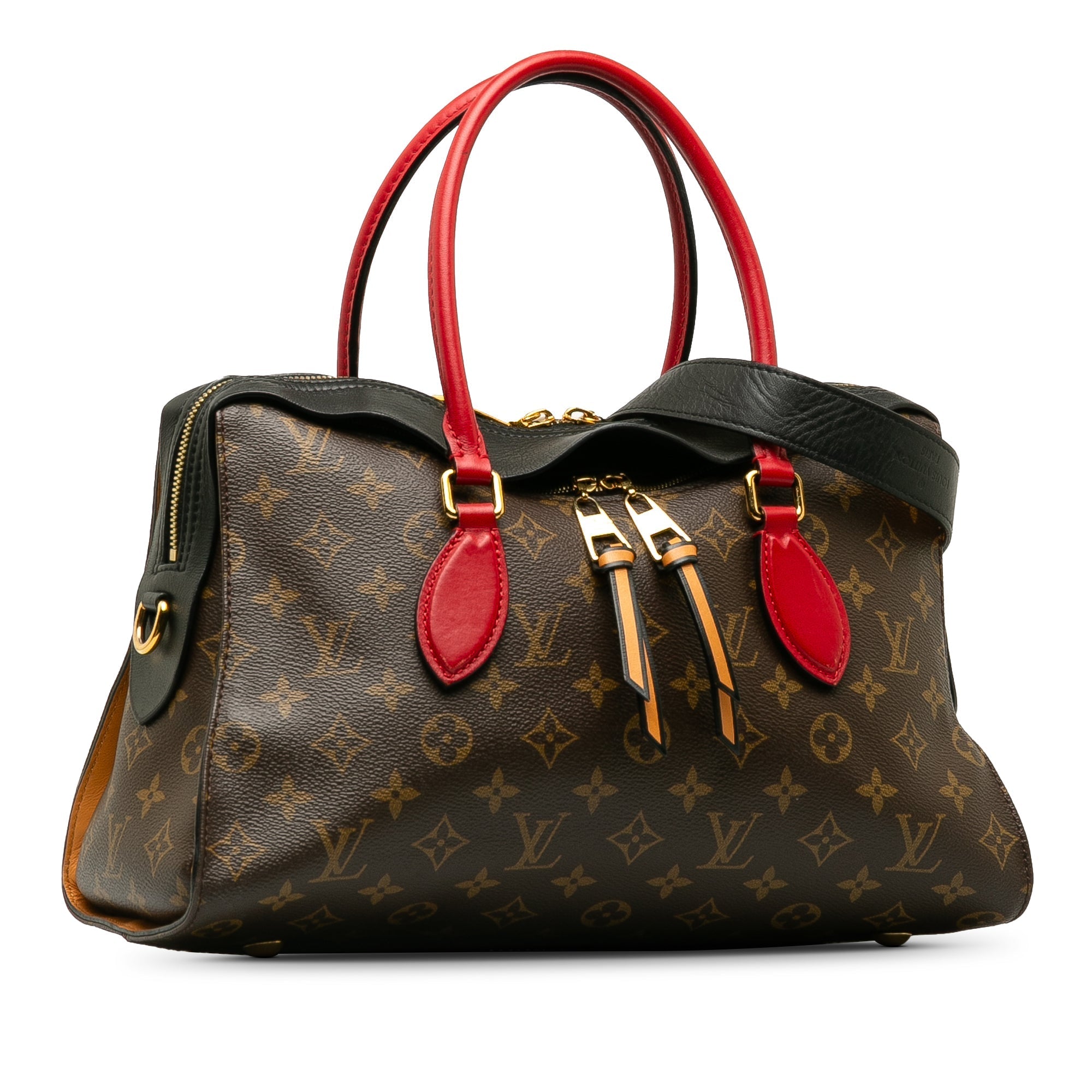 Brown LV Monogram Tuileries Satchel