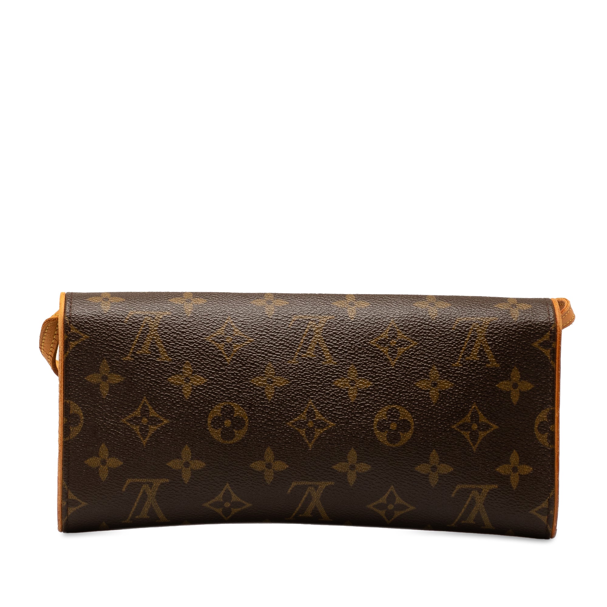 Brown LV Monogram Pochette Twin GM Crossbody Bag