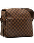 Brown LV Damier Ebene Naviglio Crossbody Bag