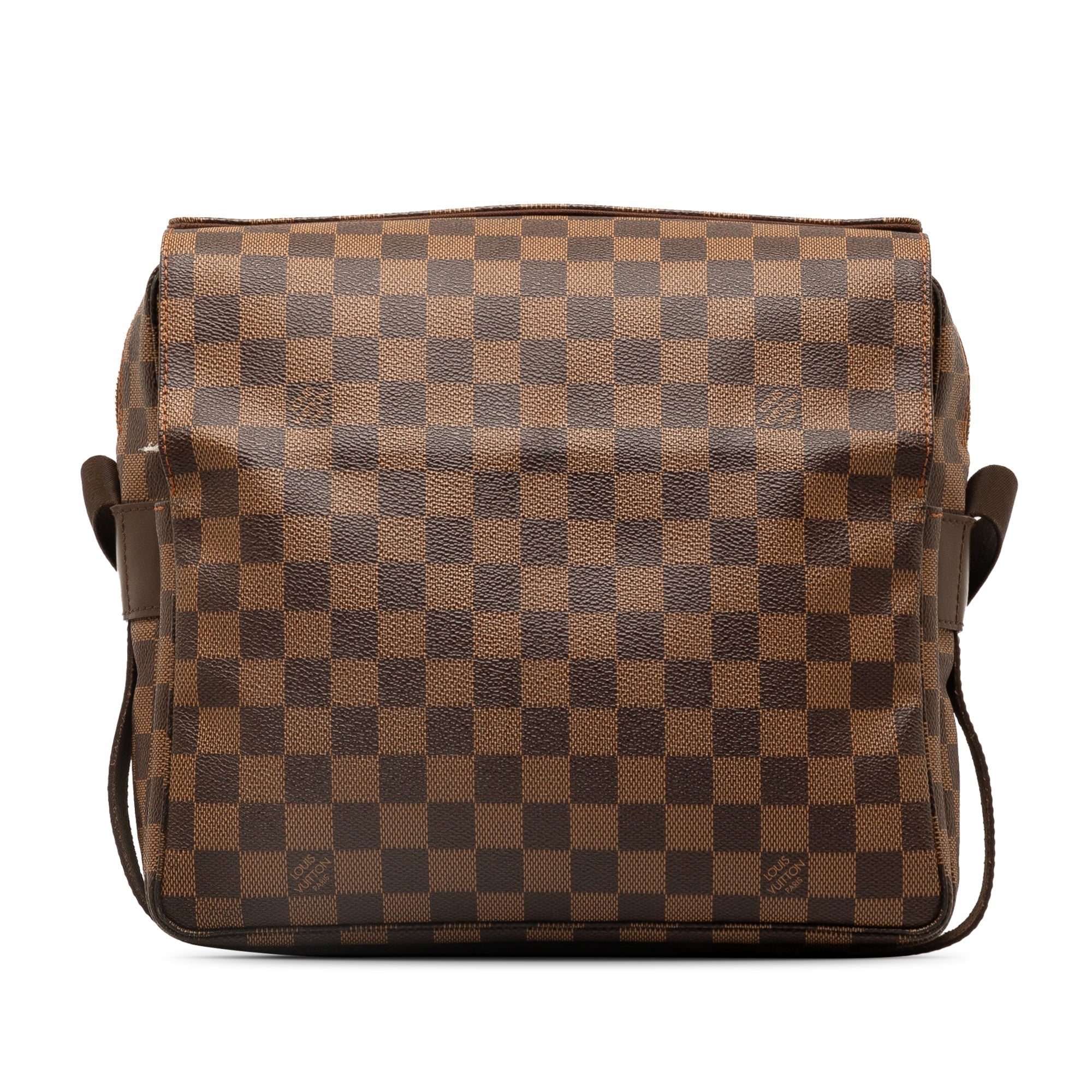 Brown LV Damier Ebene Naviglio Crossbody Bag