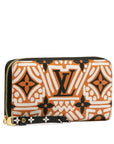 Brown LV Monogram Crafty Zippy Long Wallet