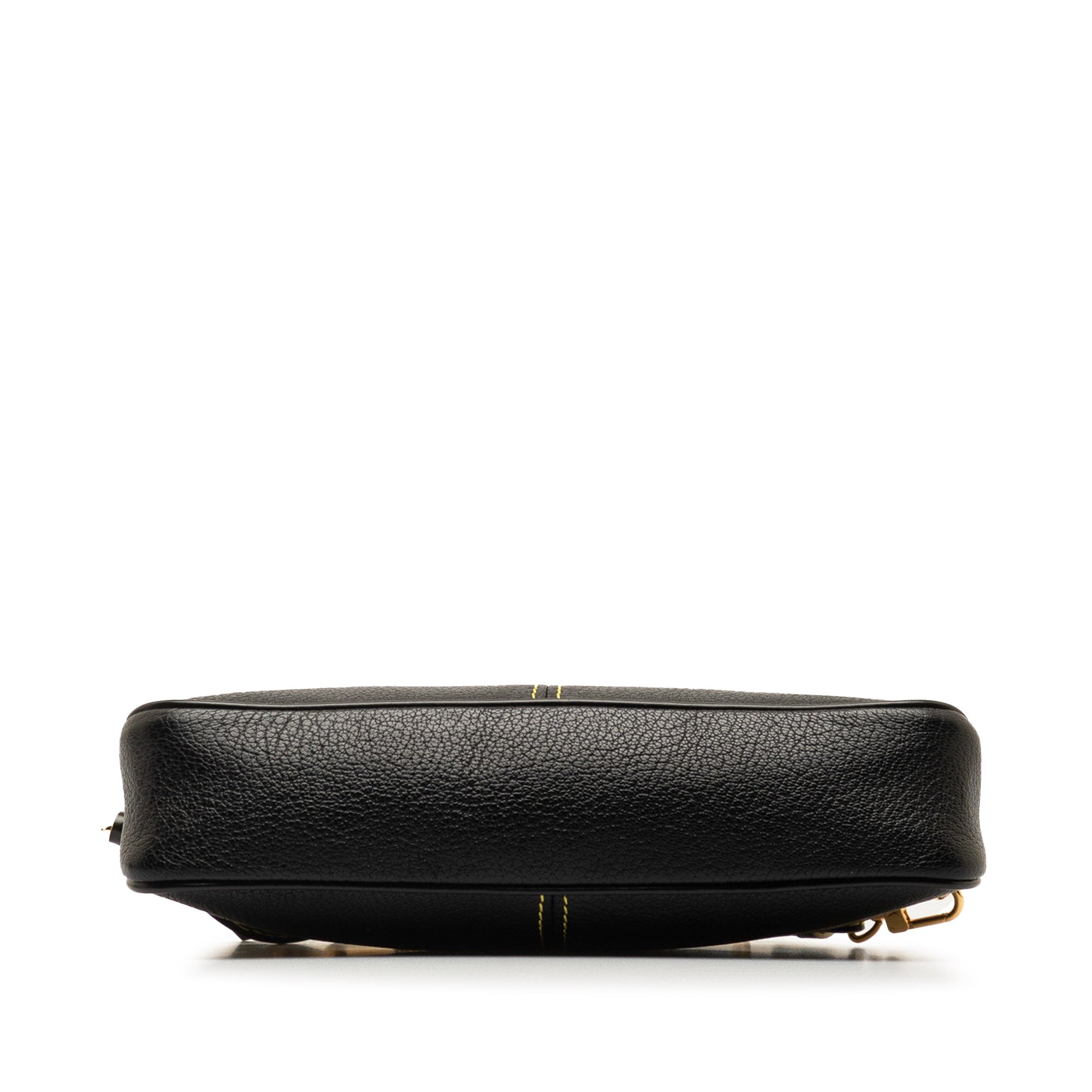 Black LV Suhali Lockit Clutch