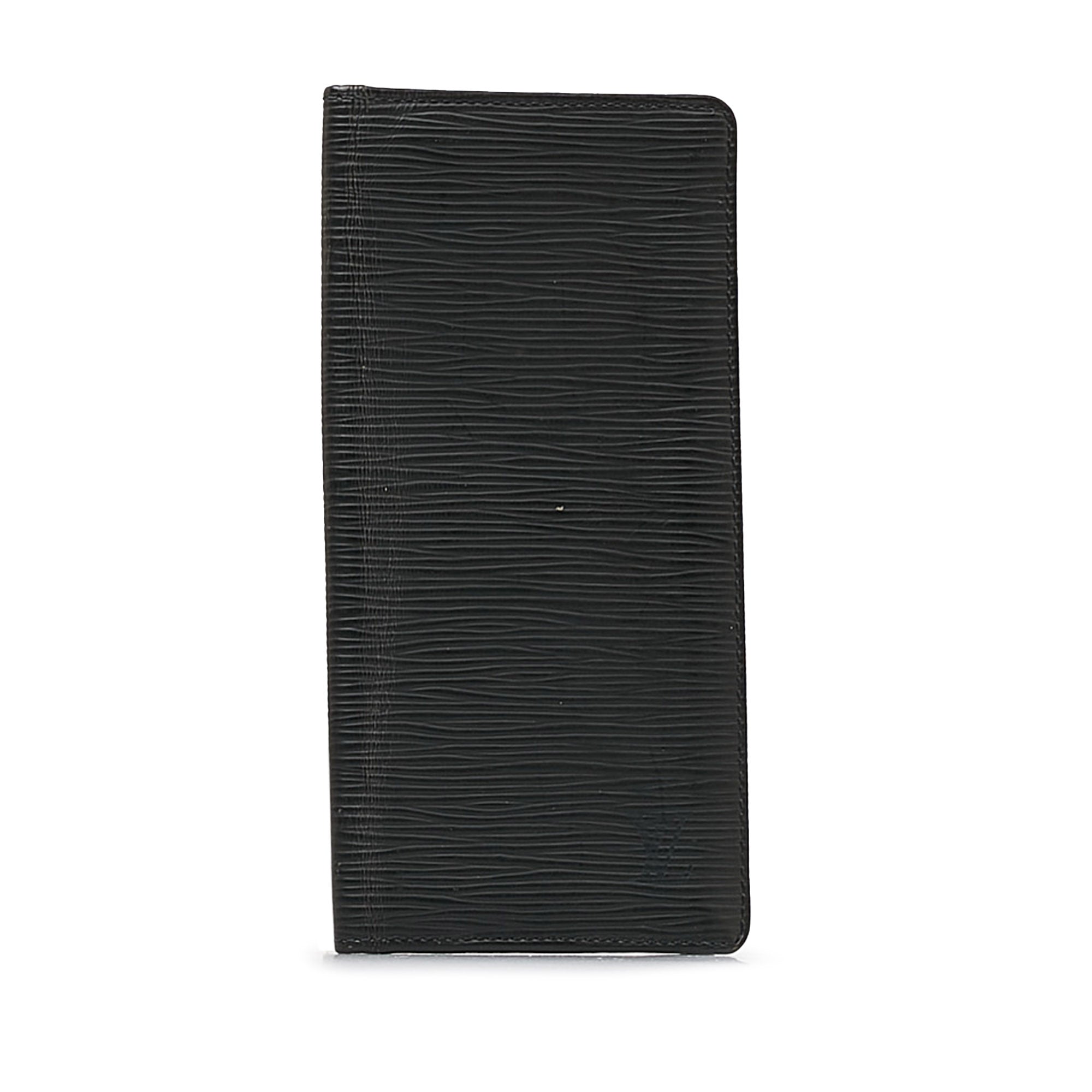 Black LV Epi Leather Brazza Wallet