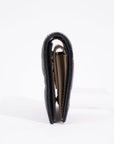 Christian D1OR Caro Wallet Small Black / Taupe Leather Small