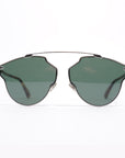 Christian D1OR 3&GQT Sunglasses Leopard Print / Silver Base Metal 145mm
