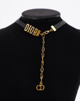 Christian D1OR Choker Black Fabric
