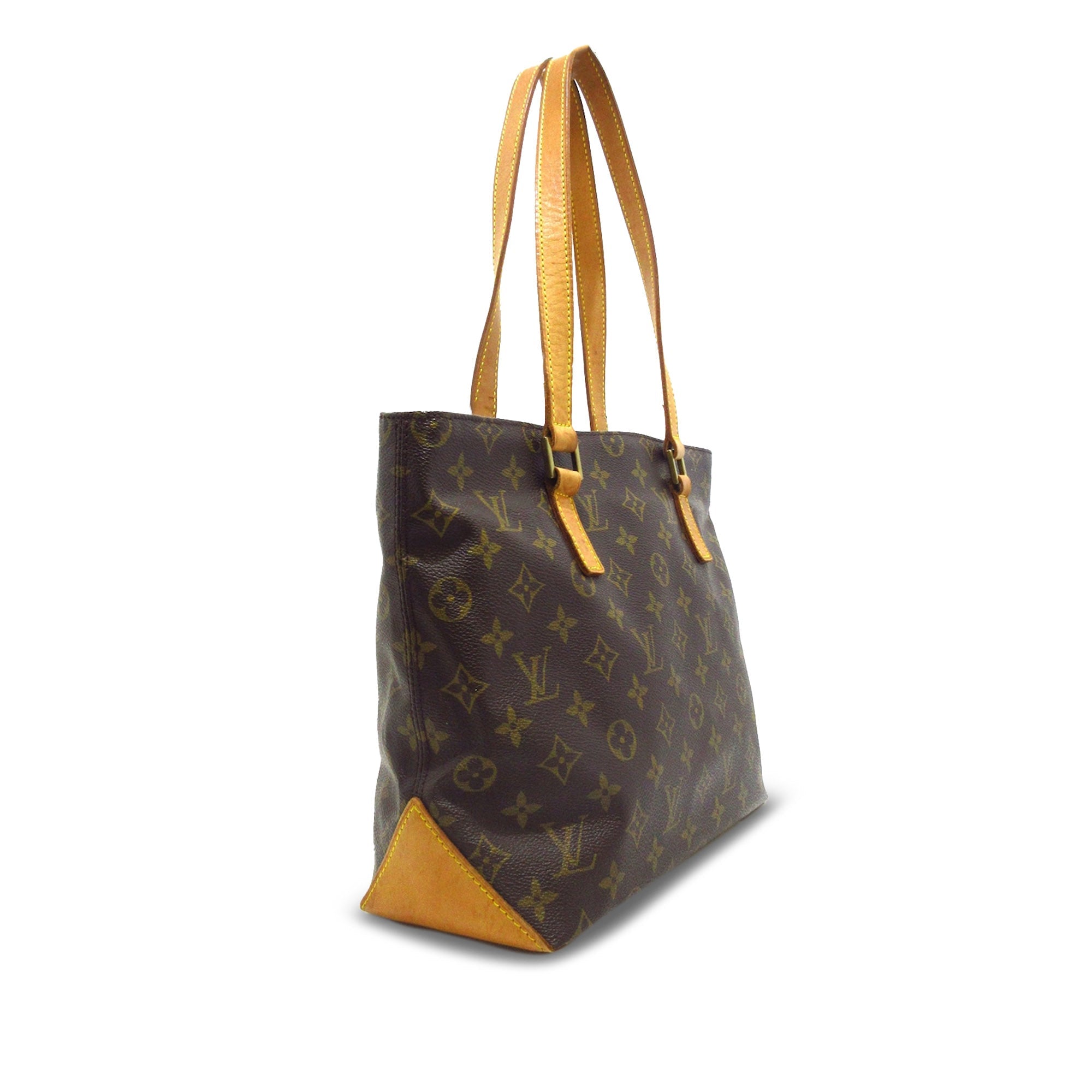 Brown LV Monogram Cabas Piano Tote Bag