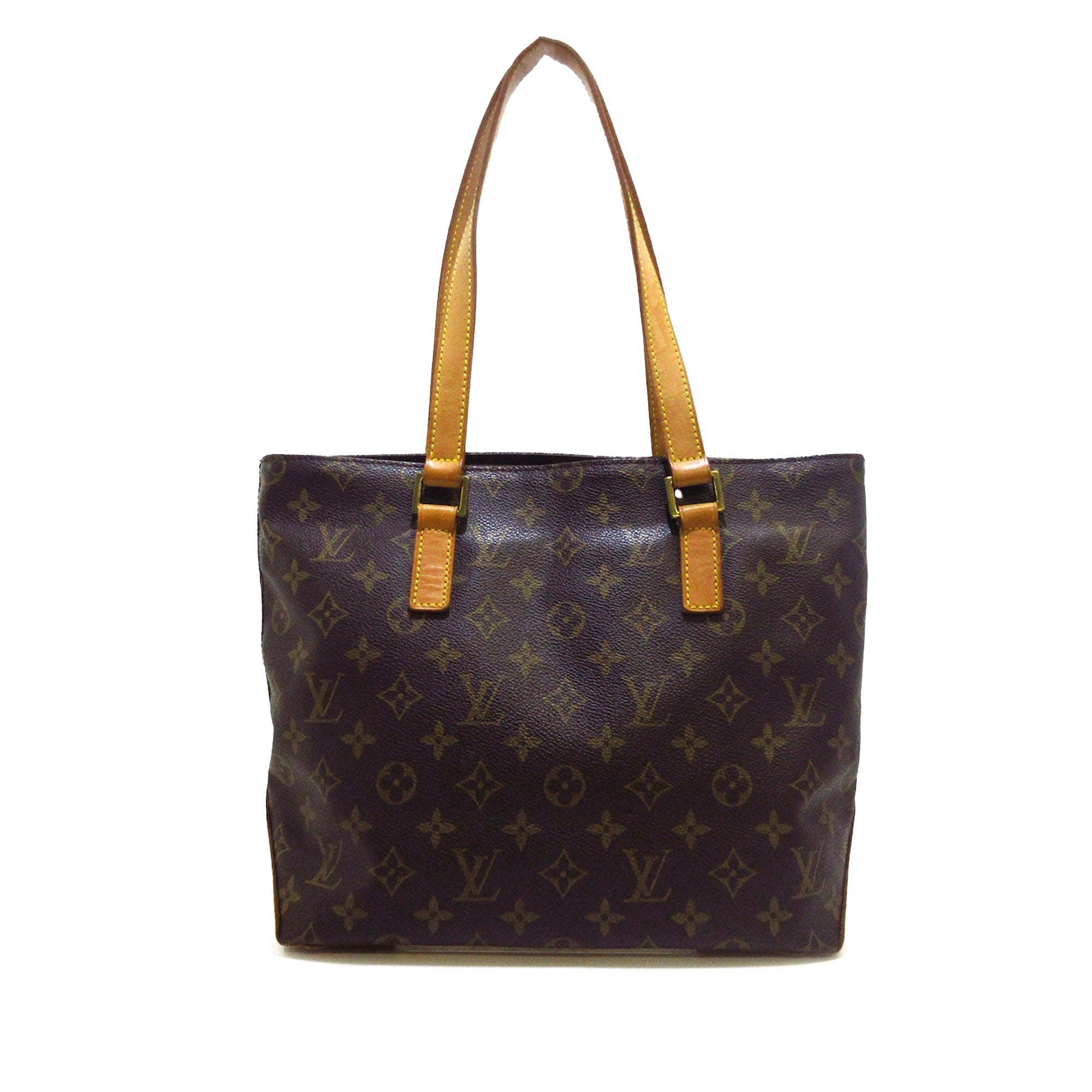 Brown LV Monogram Cabas Piano Tote Bag