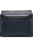 Blue LV Damier Cobalt Greenwich Messenger Crossbody Bag