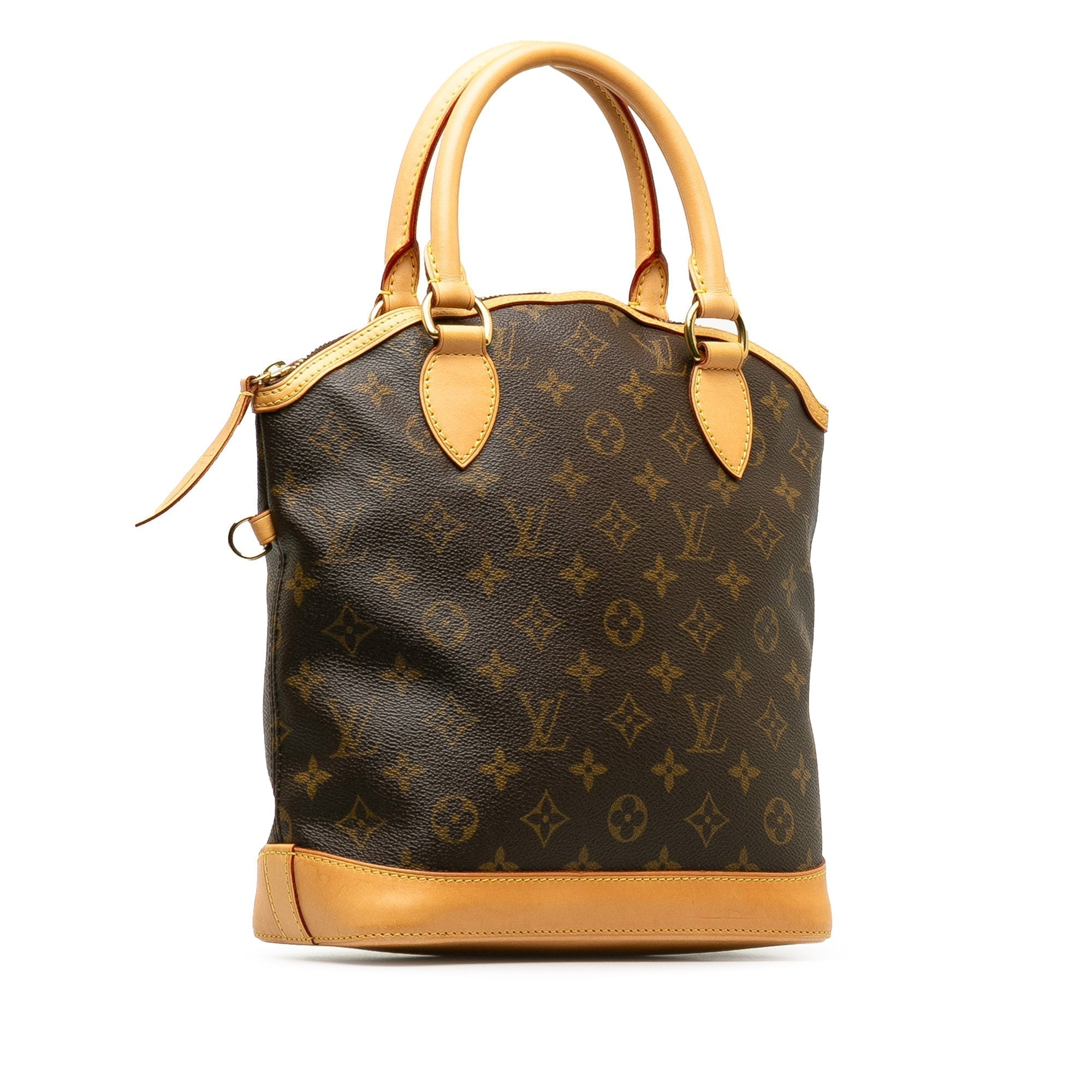 Brown LV Monogram Lockit PM HandBag