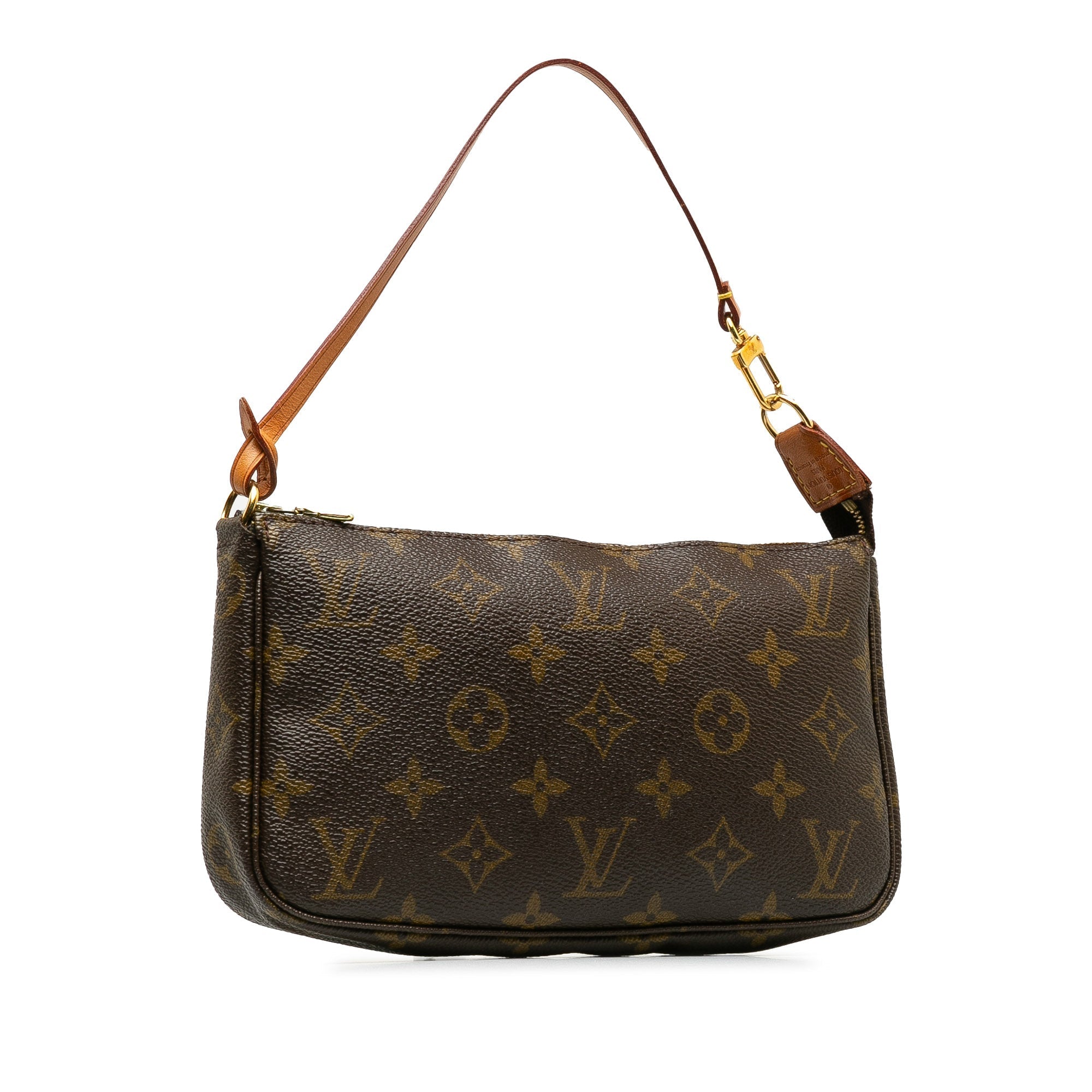 Brown LV Monogram Pochette Accessoires Baguette