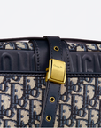 30 Montaigne D1OR Oblique Flap Bag Blue