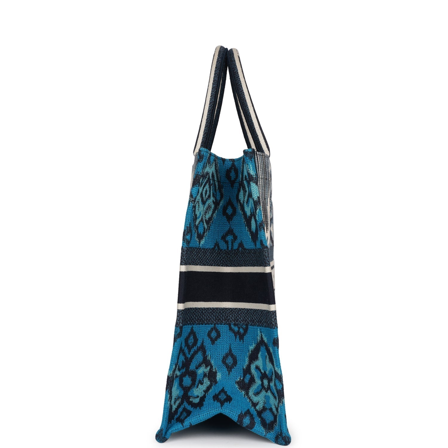 Christian D1OR Blue Canvas Large Book Tote