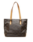 Brown LV Monogram Cabas Piano Tote Bag