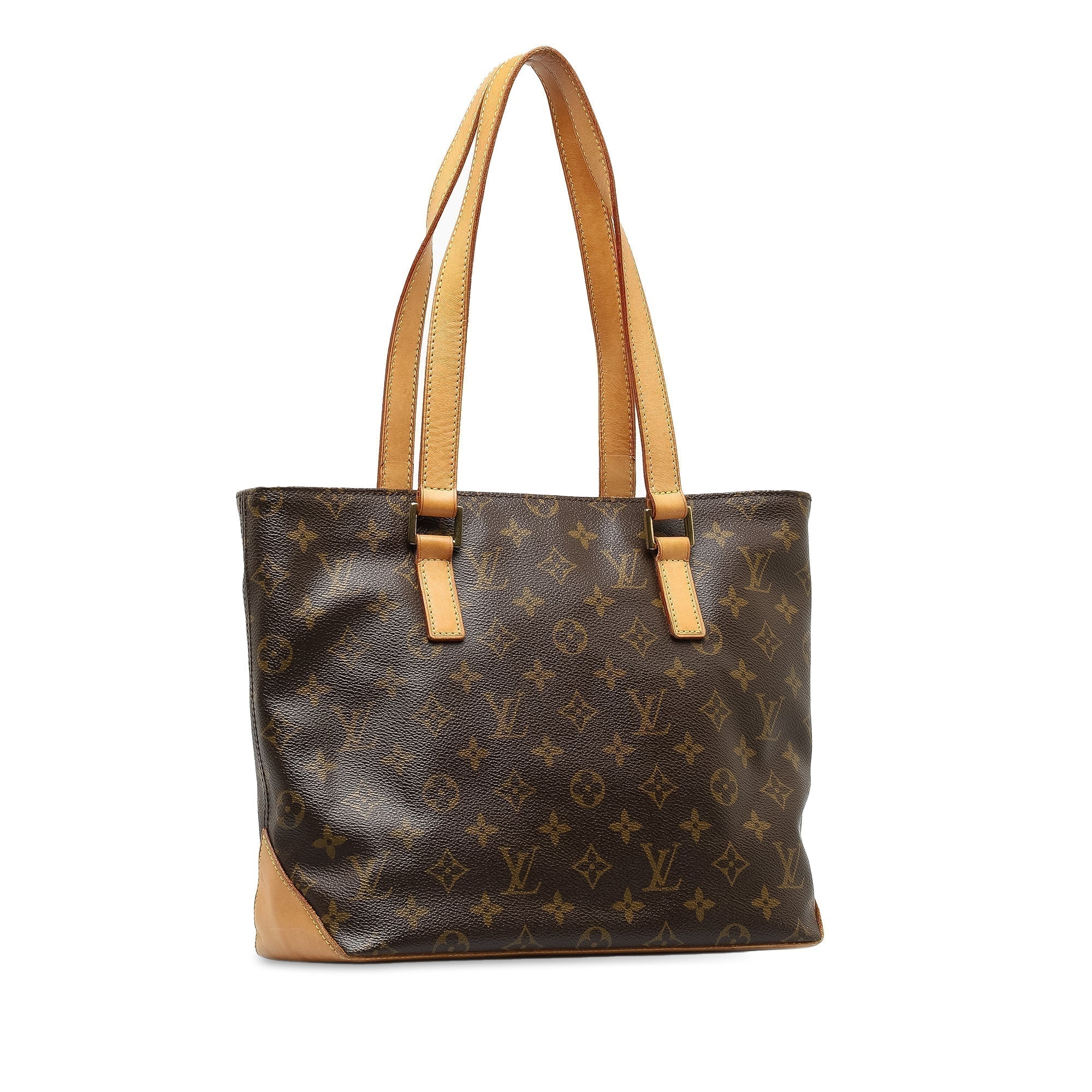 Brown LV Monogram Cabas Piano Tote Bag