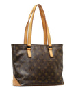 Brown LV Monogram Cabas Piano Tote Bag