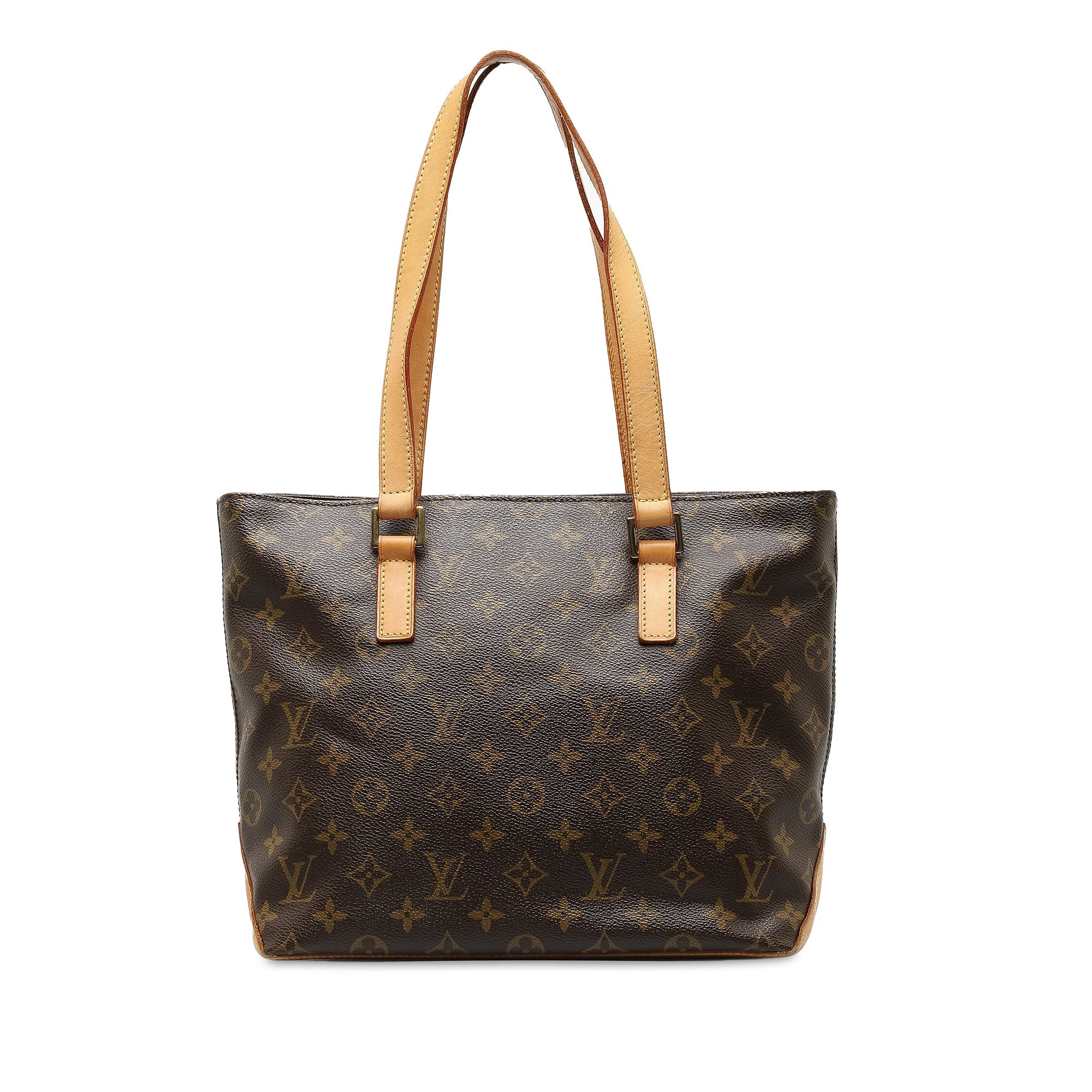 Brown LV Monogram Cabas Piano Tote Bag