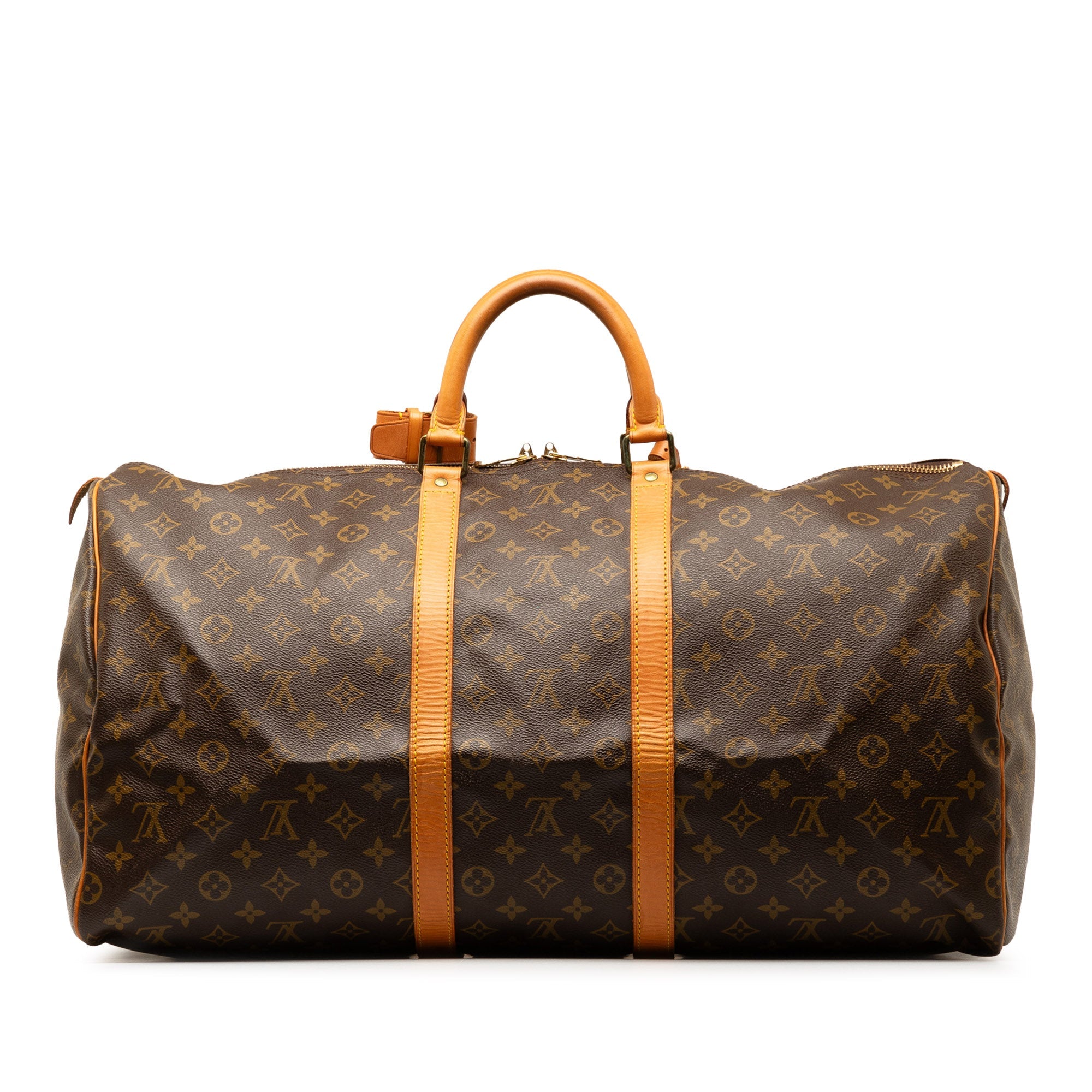 Brown LV Monogram Keepall 60 Travel Bag