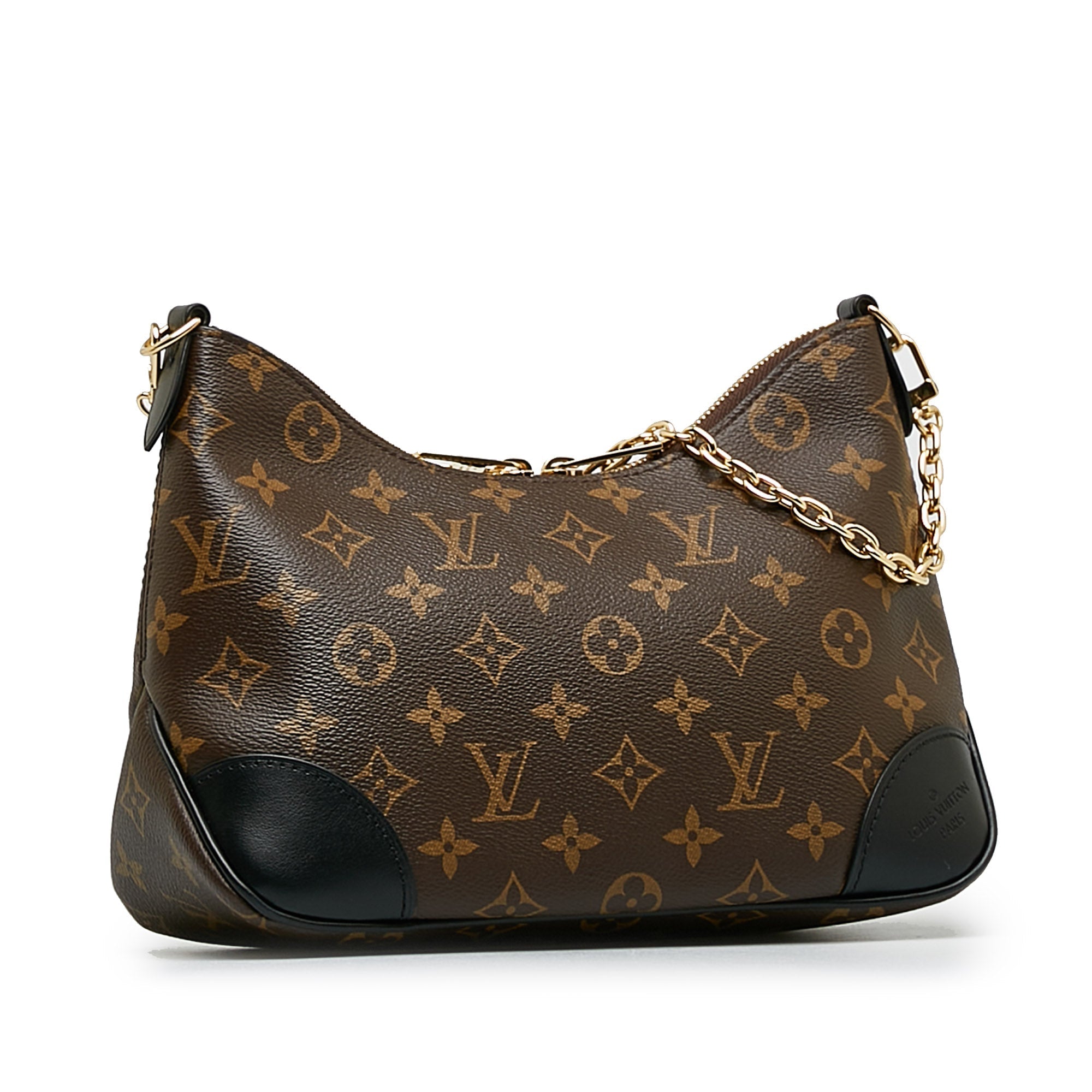 Brown LV Monogram Boulogne Satchel