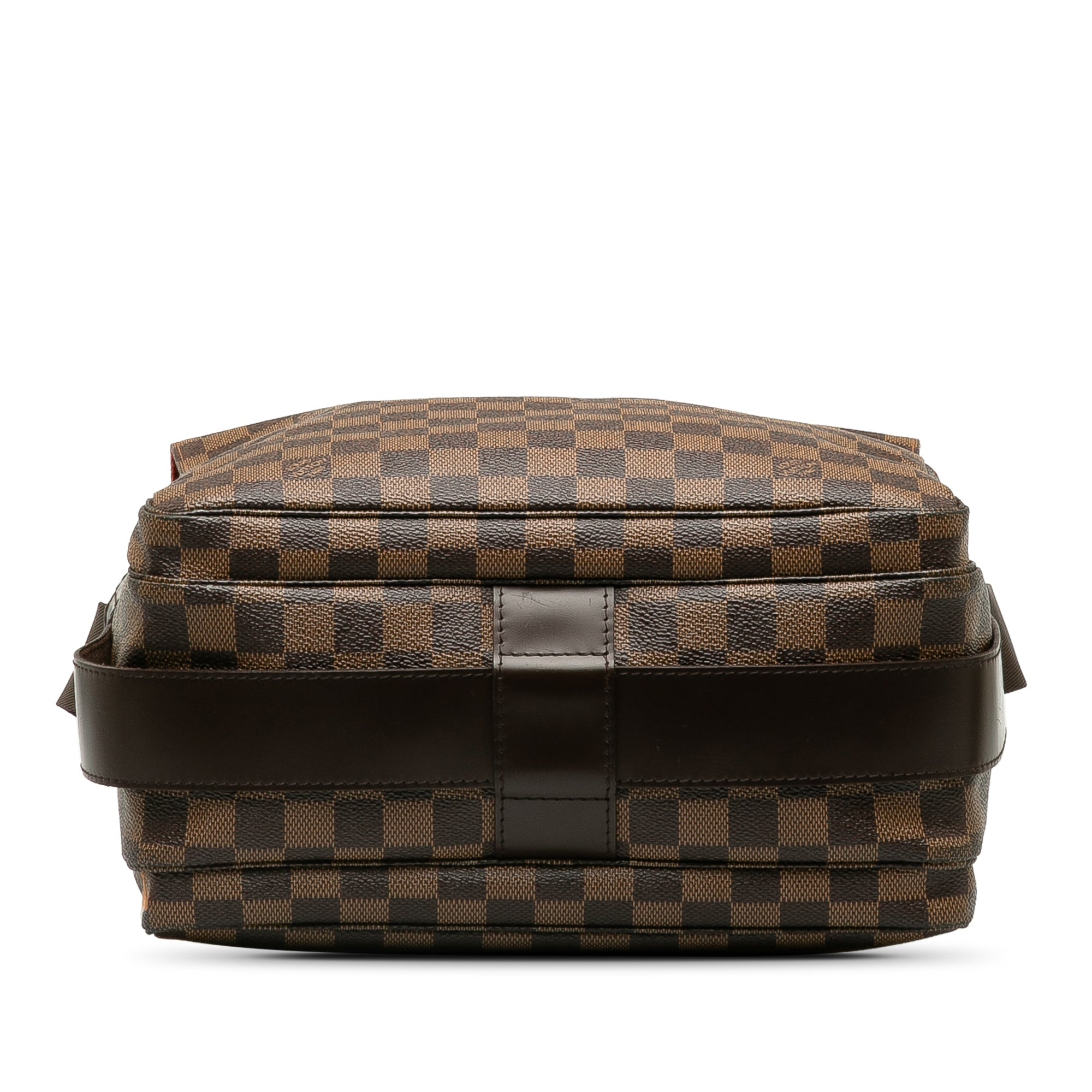 Brown LV Damier Ebene Naviglio Crossbody Bag