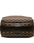 Brown LV Damier Ebene Naviglio Crossbody Bag
