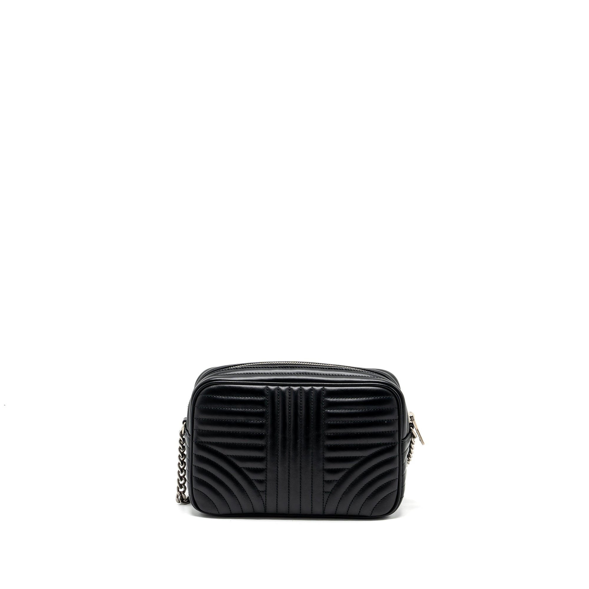 PRD Diagramme Camera Crossbody Bag Calfskin Black Ruthenium Hardware