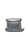 FNDI Flowerland 2 Way Shoulder Bag/Backpack Calfskin Grey Multicolour Hardware