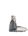 FNDI Flowerland 2 Way Shoulder Bag/Backpack Calfskin Grey Multicolour Hardware