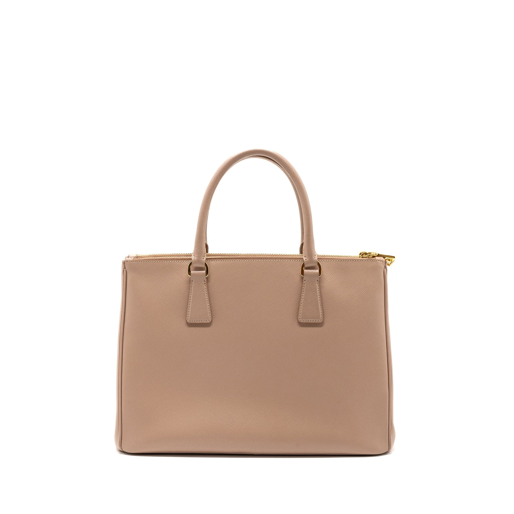 PRD Double Zip Shopping Toto Saffiano Cammeo GHW
