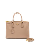 PRD Double Zip Shopping Toto Saffiano Cammeo GHW