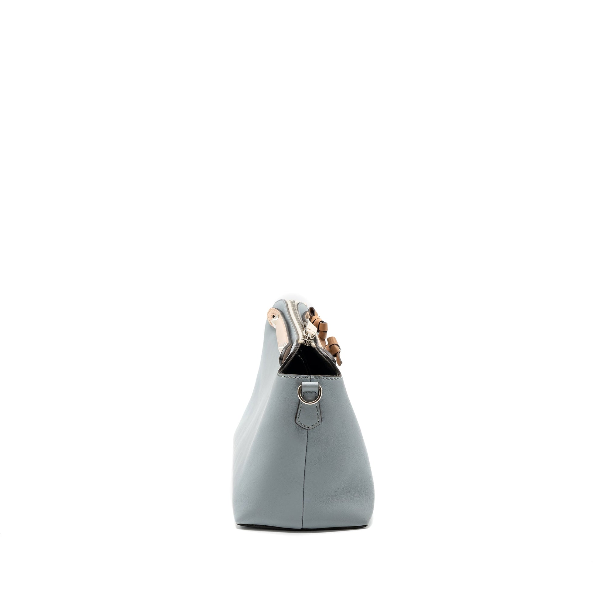 FNDI by the way calfskin multicolour light blue / pink SHW
