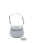 PRD Cleo Mini Bag Brushed Leather Cornflower blue SHW